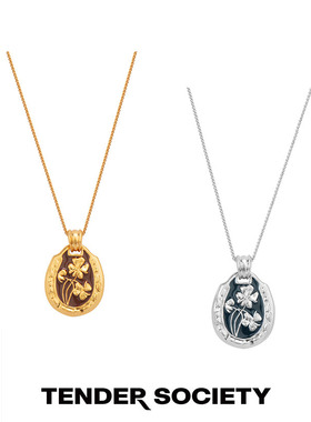 TenderLuck四叶草珐琅吊坠项链