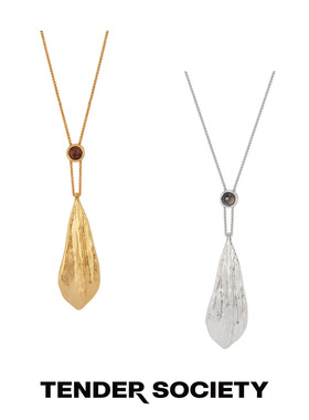 TenderLuck红虎眼石爱心项链