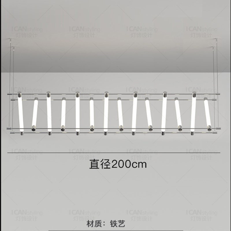 设计师马扎吊灯蔡烈超工作室v灯极简创意办公室吧台书房艺术餐厅