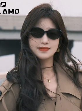 帕拉莫墨镜女款2025新款明星同款开车专用猫眼防紫外线防晒太阳镜