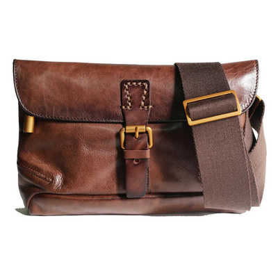 男士青年休闲斜挎包单肩斜挎复古