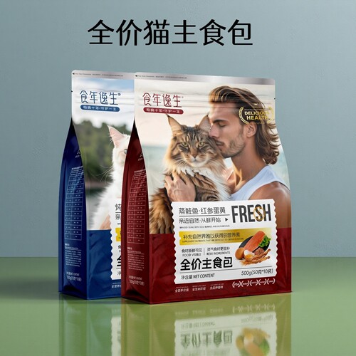 食年逸生猫咪主食餐包湿粮补水