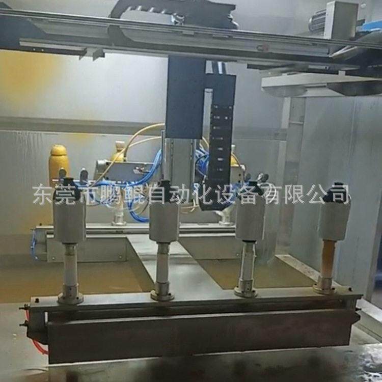 湖南陶瓷酒4工位6轴喷漆设备陶瓷自动喷釉设备小型喷釉机器