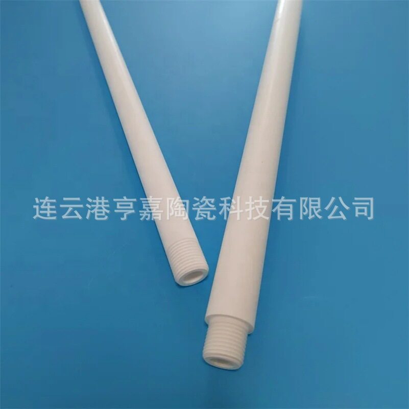 高导热氮化硼管绝缘体 BN陶瓷不规则管 耐高温带螺纹陶瓷管