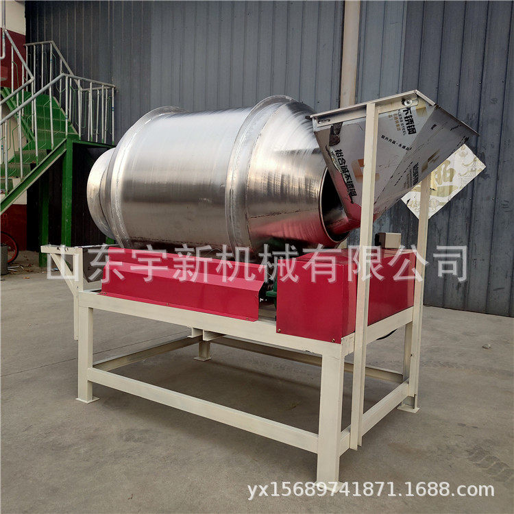 大型滚筒混合机不锈钢卧式搅拌机自动上料饲料混料机