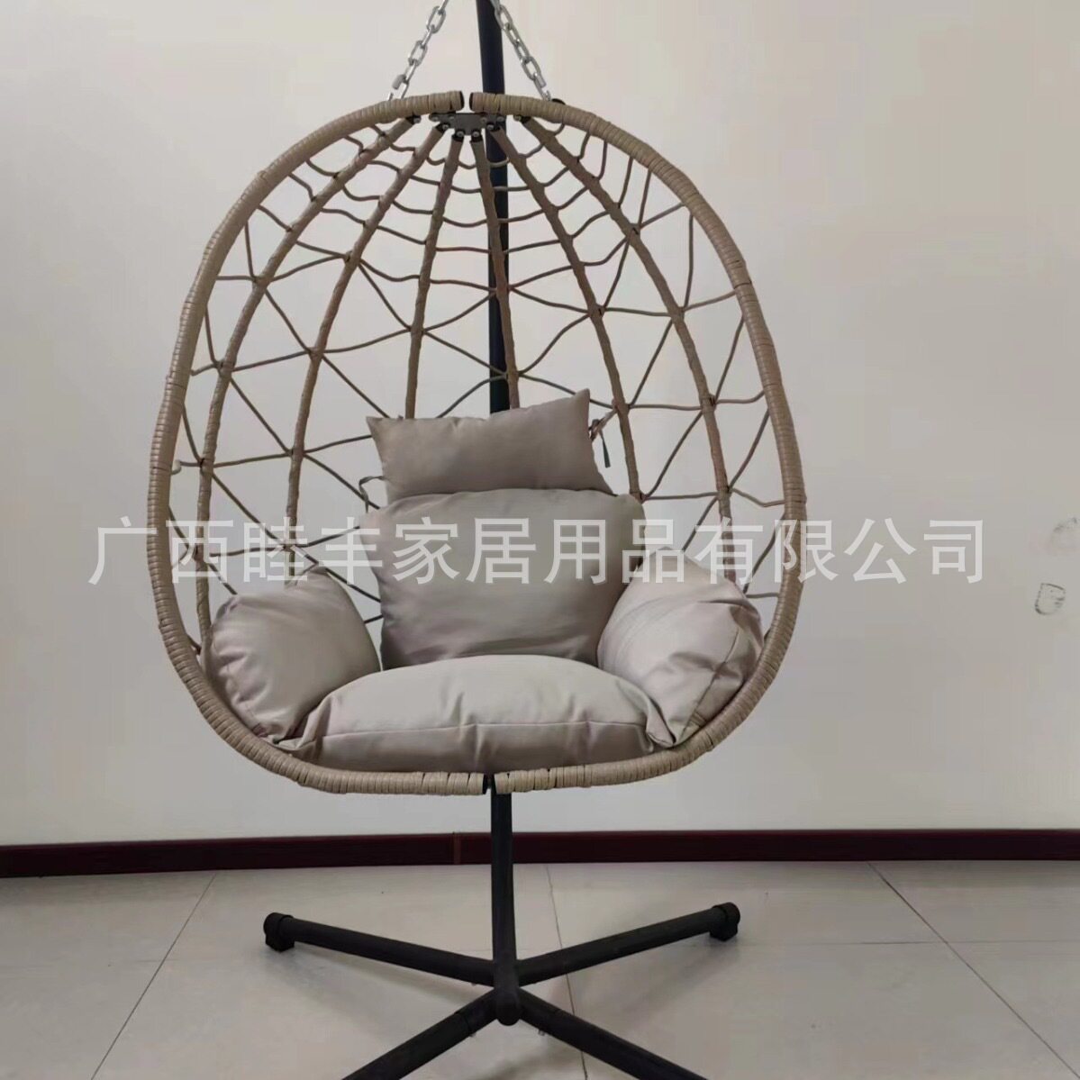 户外秋千吊椅庭院花园露天阳台吊篮室内外成人荡秋千摇椅单人吊床