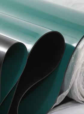 防静电绿色桌垫实验室耐磨橡胶皮垫耐高温防静电橡胶板厂家