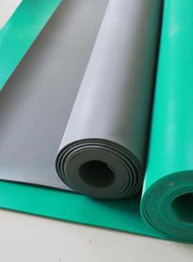厂家绿色条纹绝缘橡胶板车间厂房防滑橡胶板绿色平板