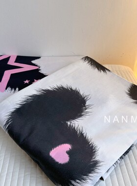 再睡5分钟简约北欧风纯棉单独被套1.5米单人200x230被罩斜纹棉