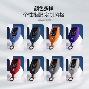 适用于宝马液晶钥匙套新5五系7系740车730壳x5x7扣8系6系翻毛皮包