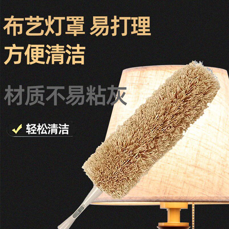 中古美式实木小台灯书房卧室床头灯客厅氛围灯侘寂风布艺复古拉线