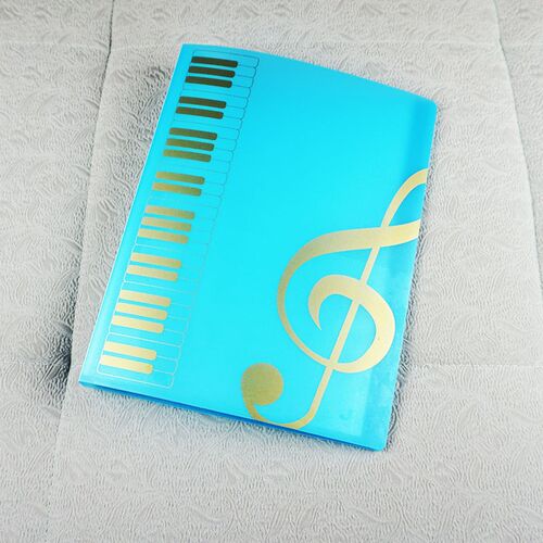 架子鼓乐谱夹A4儿童专用钢琴五线谱夹黑色吉他专业曲谱文件夹谱夹