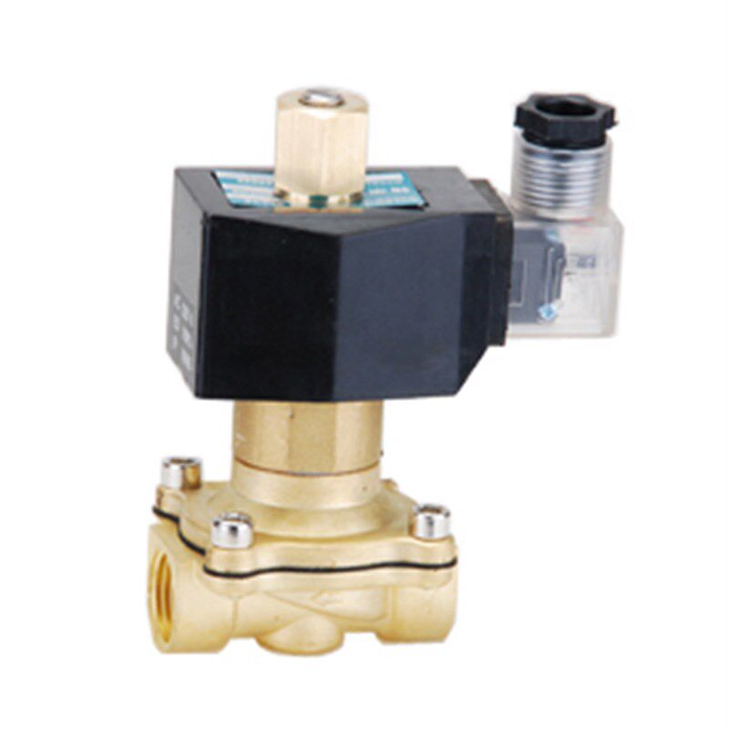 2W-160-15K博普4分家庭水管用水阀气阀门常开电磁阀博普ac220V24v