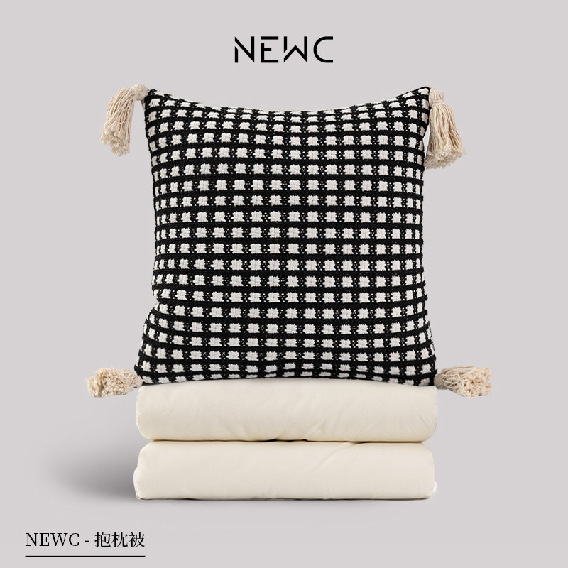 新宸优品高端纯棉抱枕被子两用轻奢流苏情侣办公室午睡枕头二合一,居家布艺,抱枕被,淘宝优惠券,粉丝福利购,淘宝优惠卷