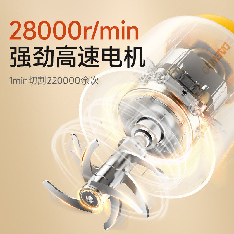 大宇宝宝辅食机小型多功能婴儿专用研磨绞肉打泥搅拌料理机全钢刀