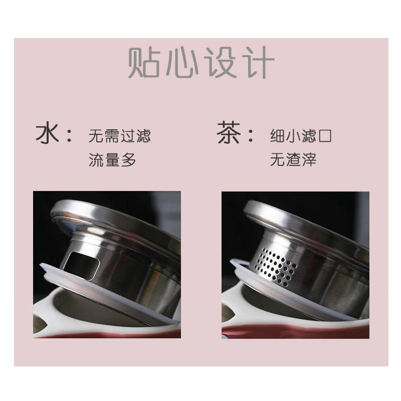 创意陶瓷冷水壶北欧凉白开水壶家用茶壶大容量大号水具套装耐高温