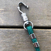 大型犬专用狗绳新款 304钢万向钩牵引比特中亚加粗尼龙宠物遛狗绳