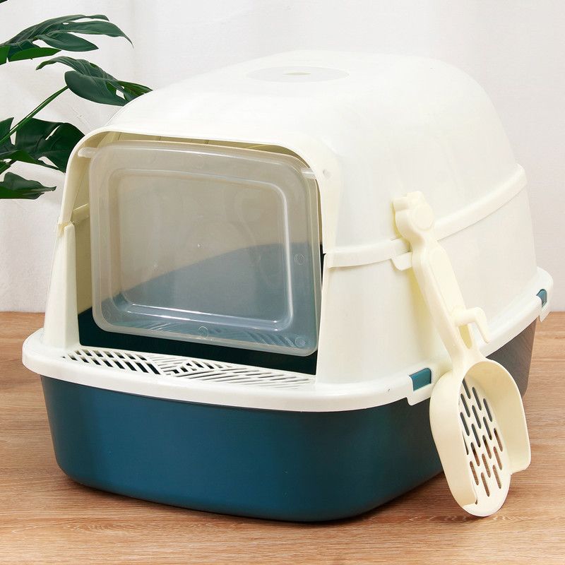 全封闭式猫砂盆大号幼猫厕所猫屎盆猫沙铲隔臭防带砂外溅猫咪用品