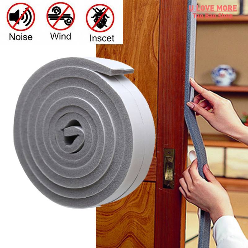 2 rolls Door Window Sealing Strips Sound-Proof Door Window F