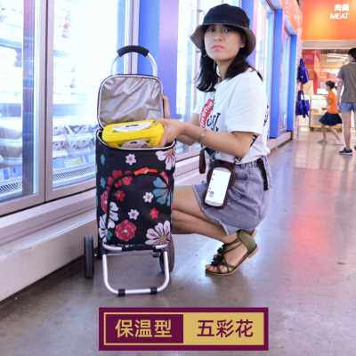 极速新品拉杆包买菜车小拉车爬楼两用老人手拉车子你可折叠拖车车