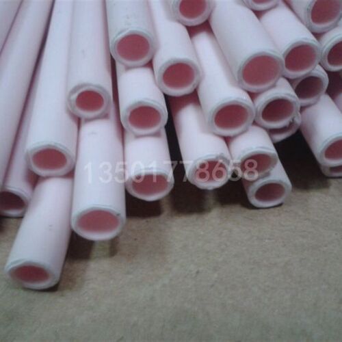 好货红刚玉直通管8*300 高温陶瓷管氧化铝陶瓷管 封头管