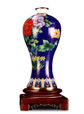 景泰蓝花瓶送领导老外商务礼品掐丝珐琅工艺客厅书房玄关装饰摆饰