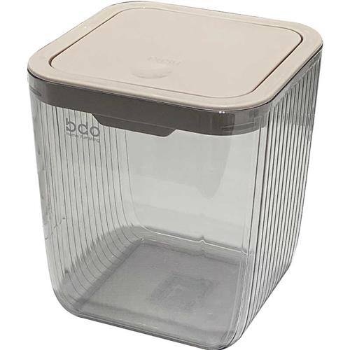 桌面小型垃圾桶带盖子家用透明压克力方形果皮纸屑学生按压收纳桶