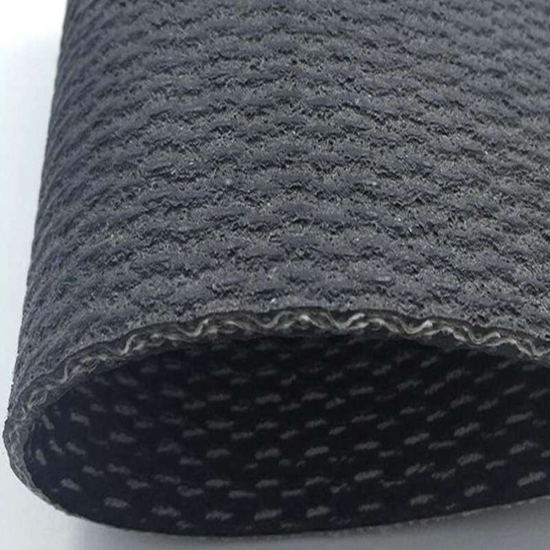 销双面物流PVK输送带流水线输送带橡胶爬坡运输送带挡板裙边环形