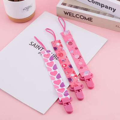 3 Pcs/Set Baby Pacifier Clips Pacifier Chain Dummy Nipple