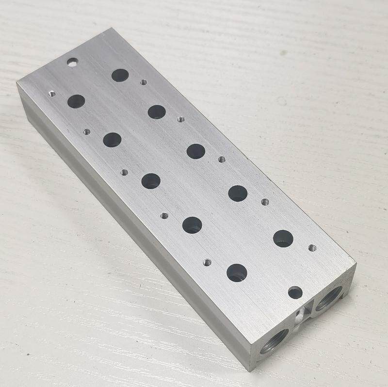 二位三通电磁阀阀板汇流板 分流板气路板3V210佳尔灵JELPC