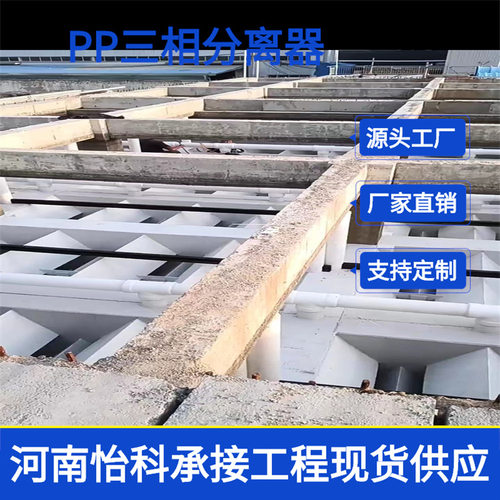安阳三相分离器家聚丙烯pp三相分离器沉淀池污水处理厌氧池分离器