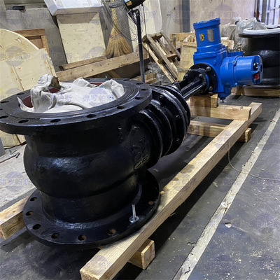 Z945T-10Q DN500耐磨防腐蚀衬氟楔式大口径电动铸铁闸阀 厂家直供