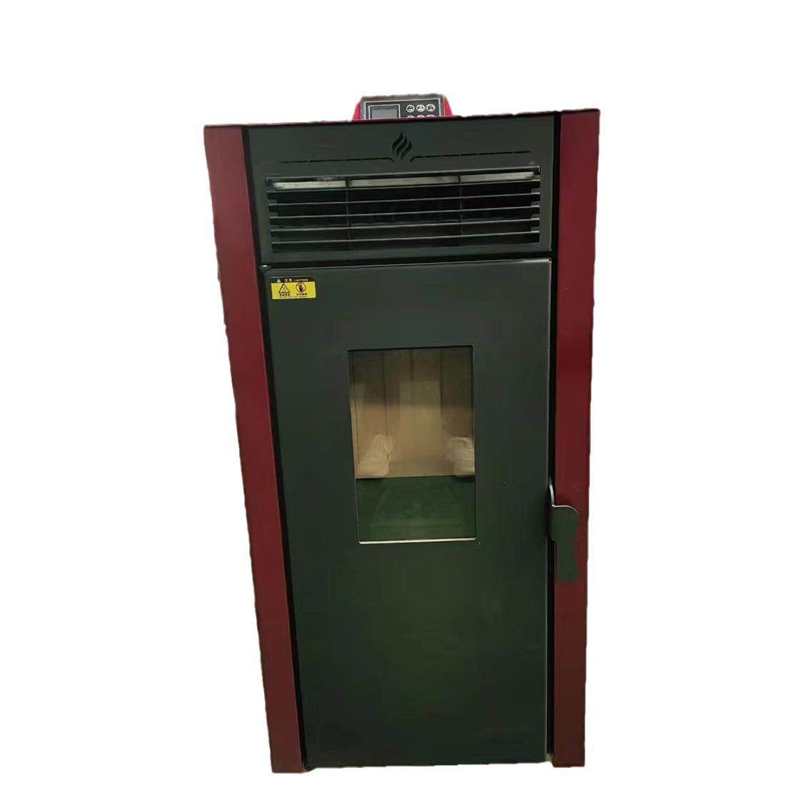 全自动生物质颗粒取暖炉 室内家用采暖炉无烟壁炉燃料环保铸铁炉