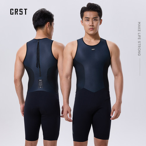 CRST·无袖双箭头铁三服男款