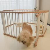 萌小宝宠物围栏室内免打孔中小型犬狗笼加高自由组合阳台防越狱