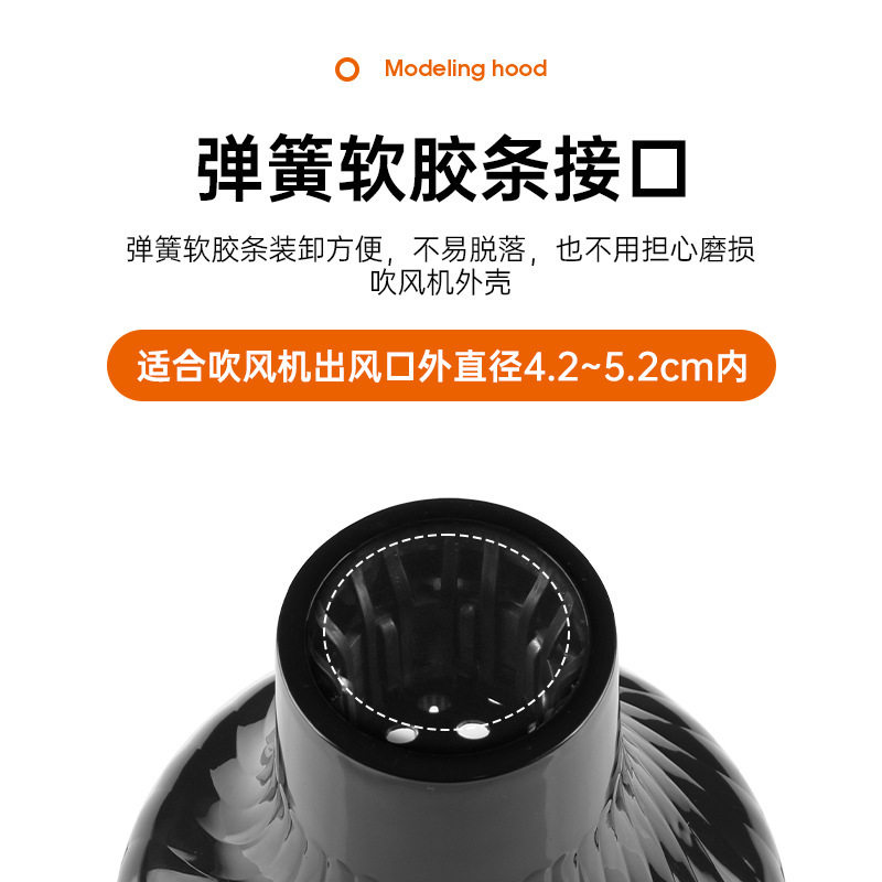 吹风机风罩家用烘干罩卷发电吹风烘干罩卷发吹头发接口通用烘发罩