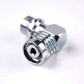 潜水调节器二级头转接头90度110度长短喉转角技潜配件