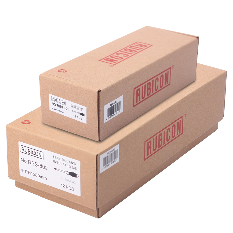 RUBICON罗宾汉螺丝刀RES绝缘一字十字电工用VDE1000V起子电笔
