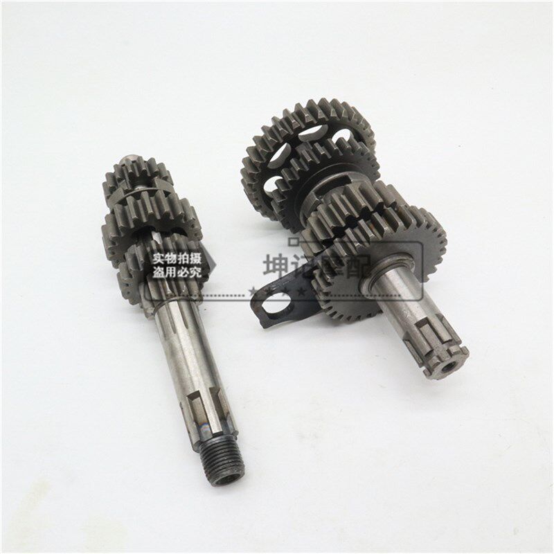 适用铃木赛驰QS110-A/C/2赛胜FD110弯梁摩托车主副轴总成档位齿轮