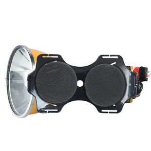 12V100W强光亮氙气头灯头戴式 HID探照灯55W疝气夜钓灯12V13厘米35