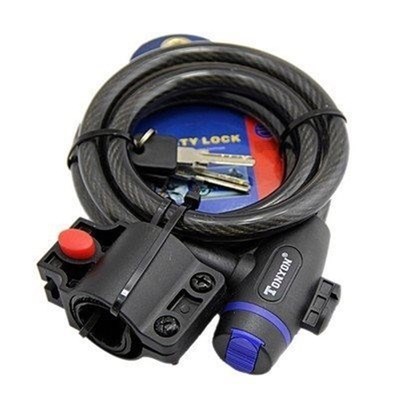 Universal TY533 bike lock anti-theft cable lock bike mount