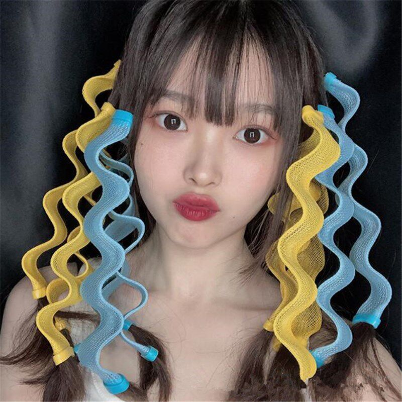 12pcs DIY Magic Hair Curler Heatless Hair Rollers Curlers Ha