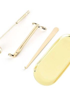 4 Pcs Candle Accessory Set Snuffer Wick Trimmer Dipper