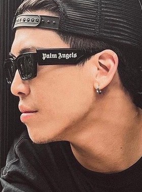 意大利潮牌字母街拍百搭潮酷INS超火网红同款墨镜男女太阳眼镜