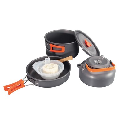 好货Camping cookware Outdoor cookware set camping tableware