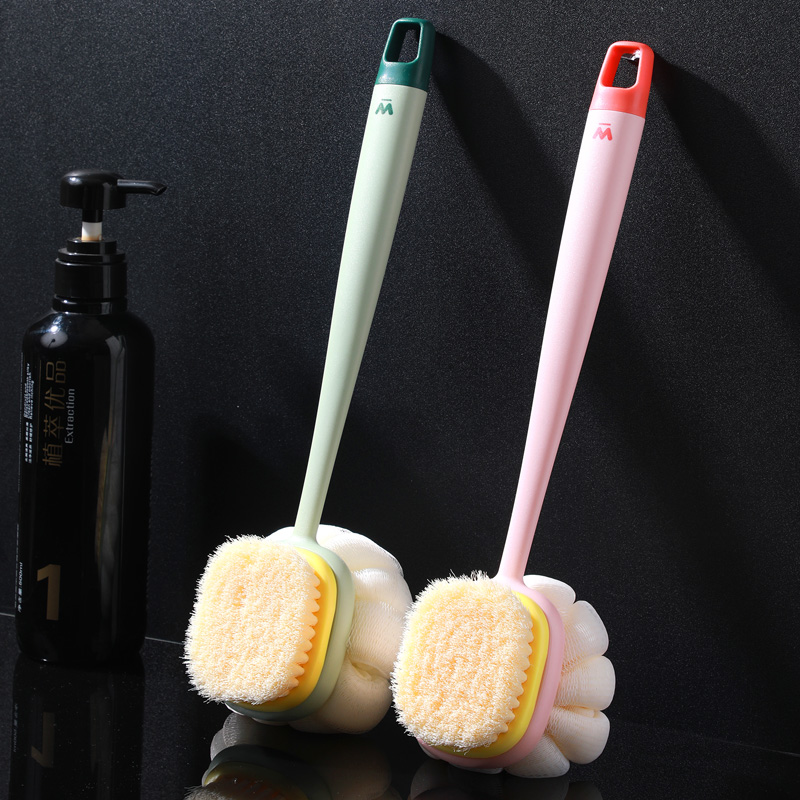 洗澡搓背神器搓澡洗澡刷子搓背刷长柄沐浴刷后背软毛刷擦背刷背泥