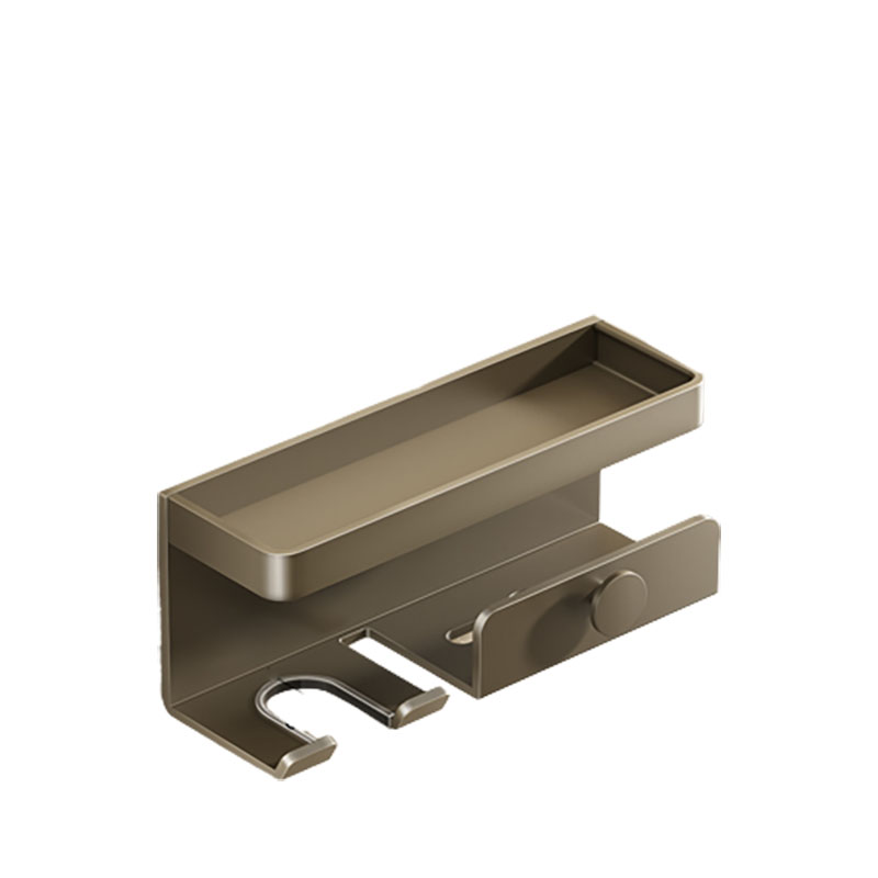 吹风机置物架收纳化妆室支架浴室洗漱台洗脸巾免打孔吹风机壁挂式