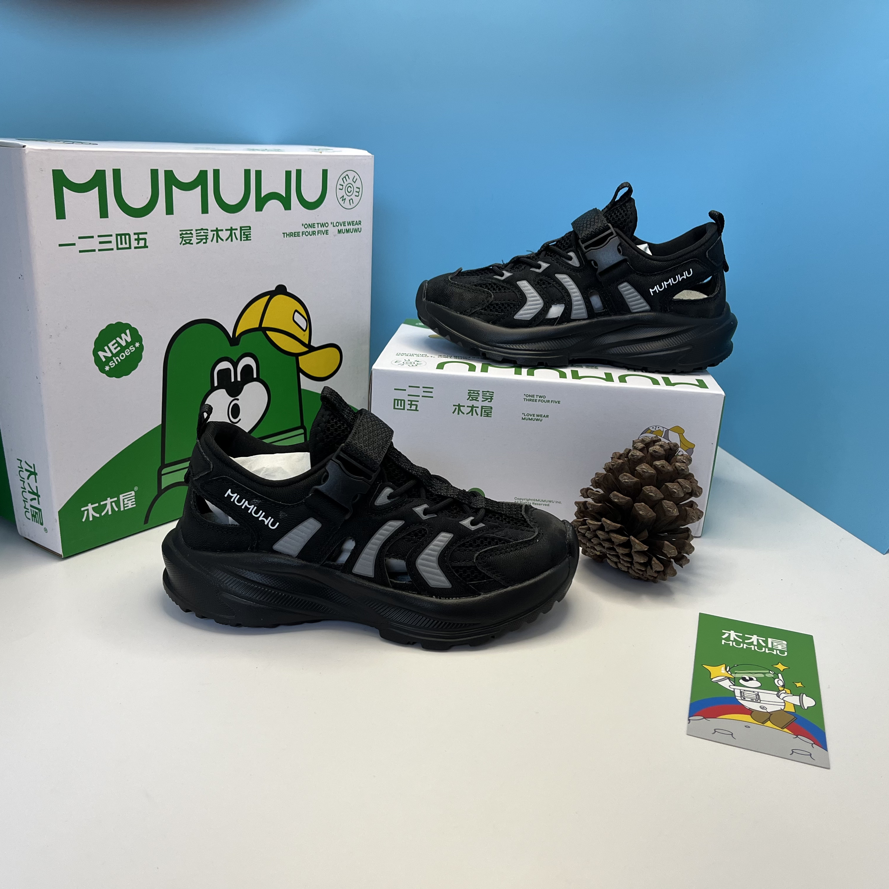 商场款儿童镂空运动鞋男童女童鞋夏季轻便软底跑步鞋透气框子凉鞋