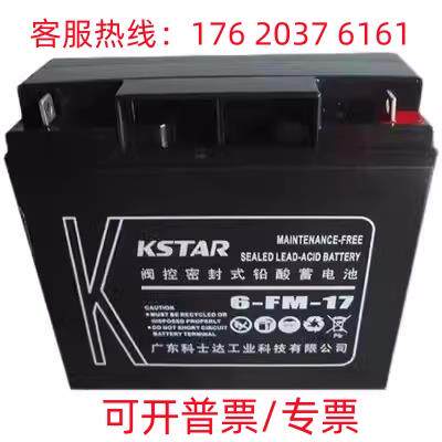 KSTAR科士达蓄电池6-FM-9电梯12V9AH消防应急UPS电源主机门禁医疗