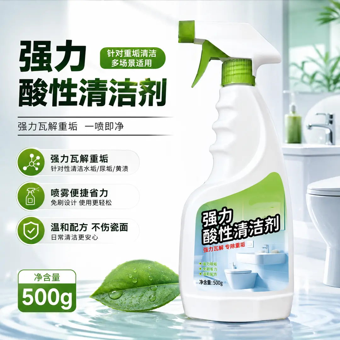 强力酸性清洁剂强力瓦解重垢喷雾